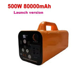 Robinella 500W Portable Power Station – 80000mAh LiFePO4 Battery Backup | AC/DC/USB Output | Outdoor Camping & Emergency Power Supply (220V)