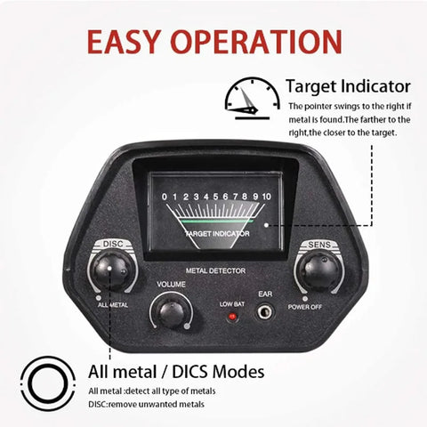 MD4030 Professional Underground Metal Detector – High-Accuracy Gold & Treasure Detection Tool