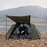 Mobi Garden 3–4 Person Waterproof Camping Tent – Double-Layer, UV & Rain Protection, Lightweight Trekking Shelter