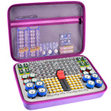 Battery Organizer Case with Tester – Large Capacity Storage Holder for Home & Garage
