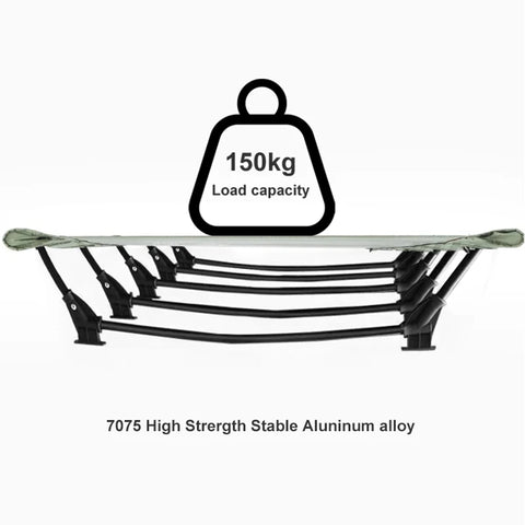 WESTTUNE Camping Cot – Portable Folding Bed for Outdoor Adventures