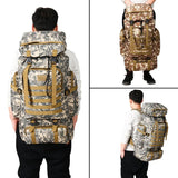 Rilibegan 70L Tactical Hiking Backpack – Camouflage, Waterproof