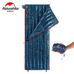 Naturehike CW280 / CWM400 Ultralight Goose Down Sleeping Bag – 3-Season Waterproof, Compact & Connectable