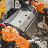 48,300 lbs Synthetic Soft Shackle & 66,000 lbs Recovery Ring Set – Heavy-Duty Off-Road Winch Recovery Kit (2 PCS)