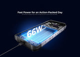 OUKITEL WP100 Titan Rugged Smartphone – 33,000mAh Battery, 200MP Camera, Built-in Projector, 66W Fast Charging, IP68 Waterproof