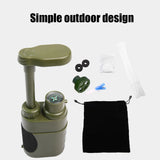 Portable Outdoor Water Filter Pump – Emergency Camping & Survival Water Purifier (5000L Capacity)