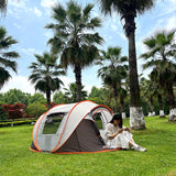 Quick-Open Pop-Up Tent for 5–8 People – Waterproof Hand-Throw Camping & Boat Tent (4-Season, Double Layer)