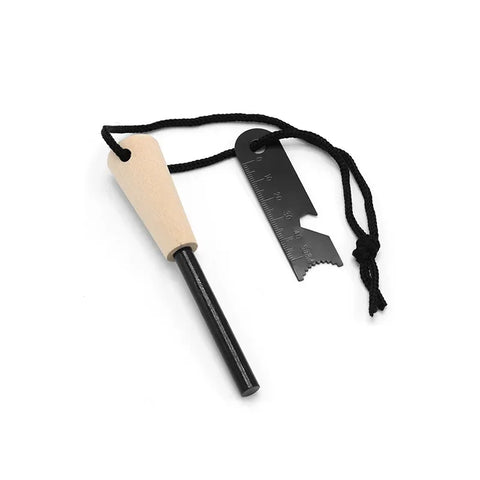 Bear Grylls Magnesium Fire Starter – Emergency Flint Rod & Firesteel Kit for Camping & Survival