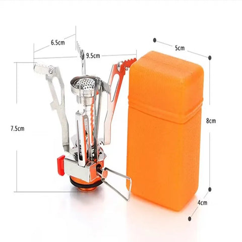 Portable Gas Camping Stove – Ultra-Light Aluminum Alloy Outdoor Cooker