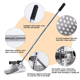 TreasurePulse Stainless Steel Metal Detecting Sand Scoop & Shovel Kit – 2-in-1 Beach Sifter with Ergonomic Handle