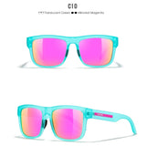 KDEAM Polarized Sunglasses – White Frame UV400 Protection