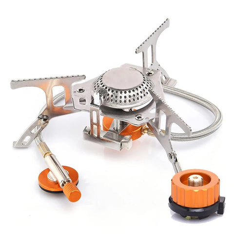 Camping Gas Stove – Portable Folding Outdoor Backpacking Stove (3500W)
