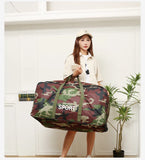 Camouflage Waterproof Oxford Travel Duffle Bag – Large Capacity Moving & Storage Bag