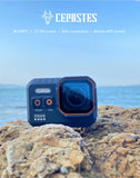 4K60FPS Waterproof Action Camera with Remote Control – Wide-Angle Sport Cam for Outdoor Adventures, Diving & Cycling