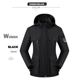 CHRLCK Women's Waterproof Hiking Jacket – Windproof, Quick-Dry Outdoor Shell with Custom Logo Option