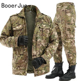 Men’s Wear-Resistant Outdoor Workwear Set – Black Python Pattern | Durable Polyester Tracksuit