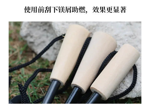 Bear Grylls Magnesium Fire Starter – Emergency Flint Rod & Firesteel Kit for Camping & Survival