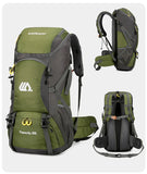 50L Waterproof Hiking Backpack – Large Travel Rucksack with Shoe Compartment