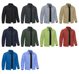TACVASEN Men’s Lightweight Bomber Jacket – Casual Zip-Up Workwear for Spring & Fall, Water-Resistant Outdoor Windbreaker