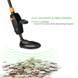 7.4" Waterproof Kids Metal Detector – Lightweight, Adjustable Gold Finder with LCD Screen (24"–35")