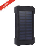 200,000mAh Solar Power Bank – Heavy-Duty Outdoor Backup Charger with Dual USB, LED Flashlight & Compass