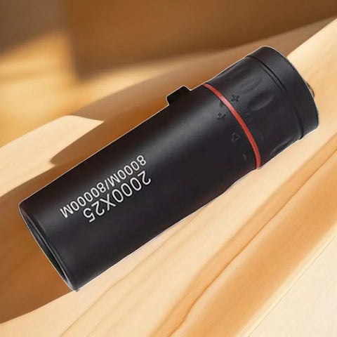 2000x25 HD Monocular Telescope with Phone Holder – Portable, Waterproof, and High-Powered for Hunting, Camping & Birdwatching