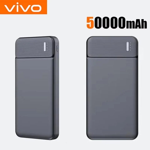 VIVO 120W 50000mAh Power Bank – Ultra High-Capacity Fast Charger with LED Display & Dual USB Output