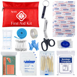 Professional Survival First Aid Kit – 24-in-1 Emergency Gear with Molle Bag | Camping, Hiking, Outdoor Rescue IFAK