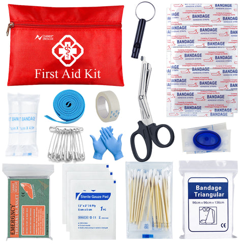 Professional Survival First Aid Kit – 24-in-1 Emergency Gear with Molle Bag | Camping, Hiking, Outdoor Rescue IFAK
