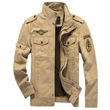 Men’s Plus Size Military Cargo Jacket – Spring & Autumn | Sizes M–6XL | Lightweight, Breathable, Tactical Style