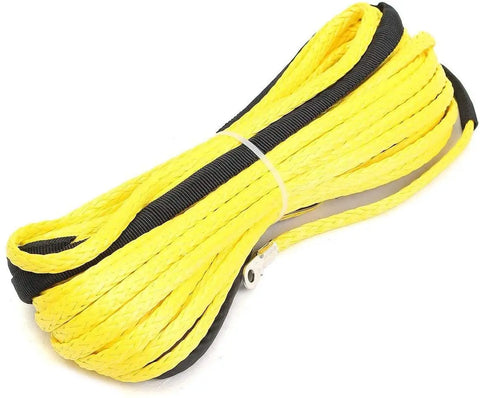 15M Synthetic Winch Rope – 10,000LBS Recovery Cable (5mm) for 4WD, ATV, SUV, Truck, Boat