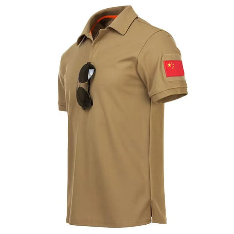 Men’s Quick-Dry Outdoor T-Shirt – Breathable Summer Tee for Hiking, Camping, Trekking & Fishing