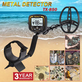 TX-850 Professional Metal Detector – Deep Underground Gold & Treasure Finder (2.5m Depth, 11” Waterproof Coil)