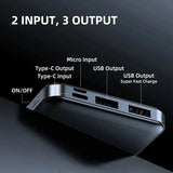 VIVO 120W 50000mAh Power Bank – Ultra High-Capacity Fast Charger with LED Display & Dual USB Output