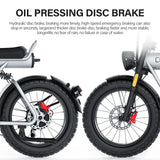 Coswheel CT20S 2000W Electric Dirt Bike – 60V 27.5Ah Fat Tire Ebike for Adults (20" Off-Road Tires, 161km Range)