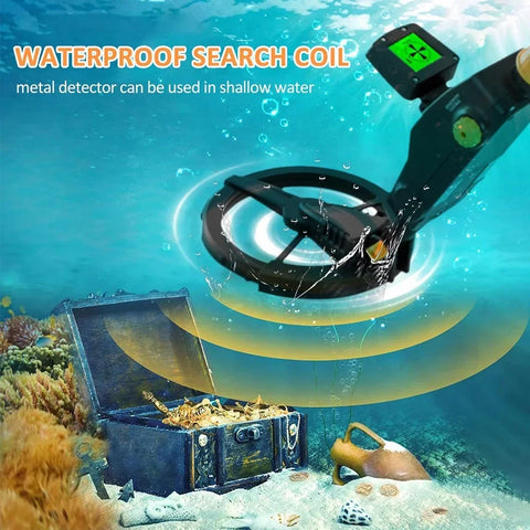 MD1008A Professional Underground Metal Detector – High Sensitivity Gold & Treasure Seeker with LCD Display (Up to 2m Depth)