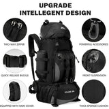 90L Waterproof Hiking & Camping Backpack – Large Capacity Outdoor Trekking Bag
