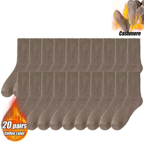 Winter Thermal Socks for Men & Women – Insulated Cold Weather Hiking Socks (Multiple Pairs Available)
