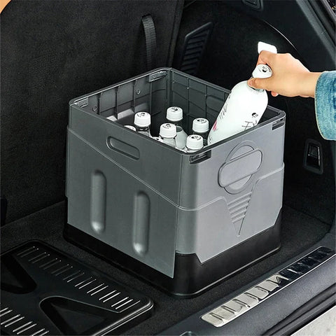 Portable Folding Travel Toilet – Anti-Odor Emergency Potty for Car, Camping, and Outdoor Use (Black/Grey)