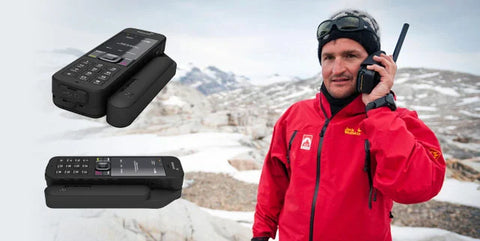 HS2 Rugged Satellite Phone – IP65 Waterproof, 160-Hour Standby, IK04 Shock-Resistant, Global Connectivity