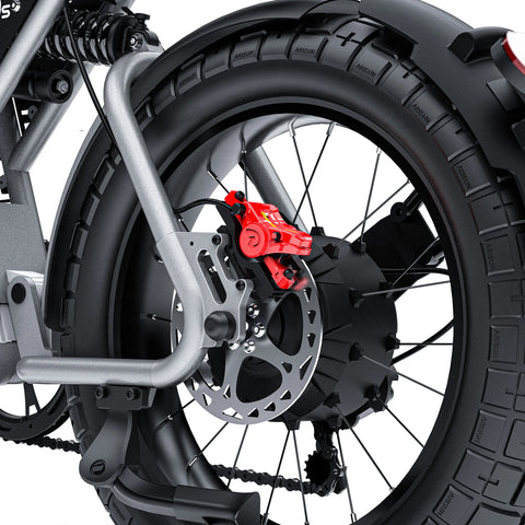 Coswheel CT20S 2000W Electric Dirt Bike – 60V 27.5Ah Fat Tire Ebike for Adults (20" Off-Road Tires, 161km Range)