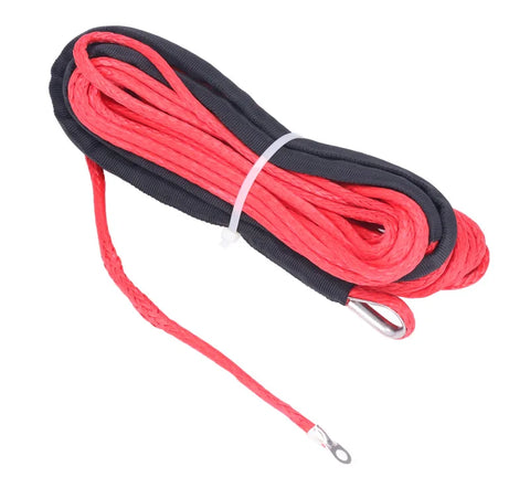 15M Synthetic Winch Rope – 10,000LBS Recovery Cable (5mm) for 4WD, ATV, SUV, Truck, Boat