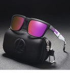 KDEAM Polarized Sunglasses – Unisex Square Frame UV400 Outdoor Eyewear (Red Mirror Lens, Model KD332)