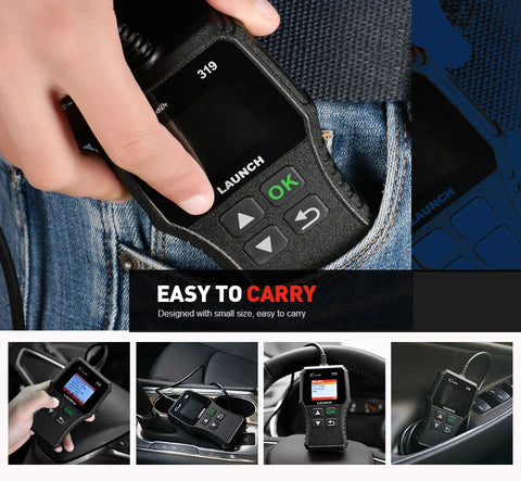 On-Board Diagnostic II Launch X431 CR319 OBDII Scanner – Professional Automotive Code Reader