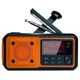 Sayin DAB+/FM Emergency Crank Radio – 5000mAh Solar Powered Bluetooth Speaker with Torch, SOS Alarm & Compass