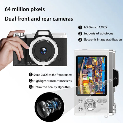 Xiaomi Digital Camera – 5K HD Portable CCD Camera with 16X Zoom