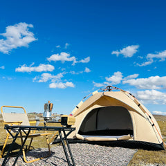 4-Person Automatic Pop-Up Tent – Waterproof & UV-Resistant Shelter for Camping, Fishing & Beach | Pakicetus