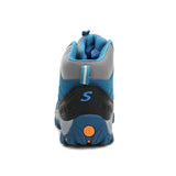 Women’s Outdoor Leather Hiking Boots – Ankle-High, Breathable, Lightweight Trekking Shoes