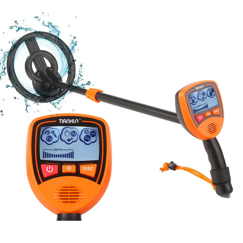 MD-1012 Kids Metal Detector – Lightweight Gold & Treasure Finder with LCD Display, Adjustable Height, and Audio Alerts
