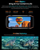 Blackview N6000 Rugged Waterproof Mini Smartphone | 4.3" Display, 256GB Storage, Android 13, 48MP Camera, NFC, Helio G99 Octa-Core